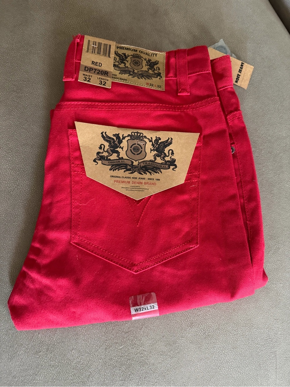 NWT Noiz Men's Red Jeans - Classic Fit 32x32